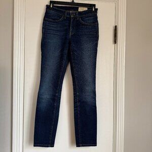 Imogene and Willie Anthro Virginia Dark Wash Skinny Jeans Size 24